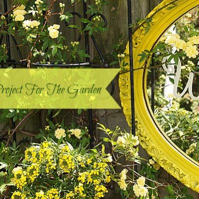 using mirrors in the garden