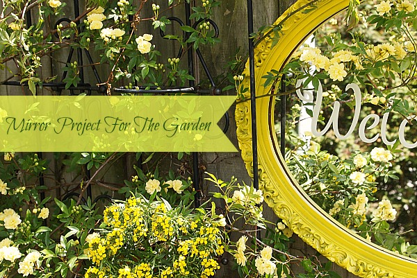 using mirrors in the garden