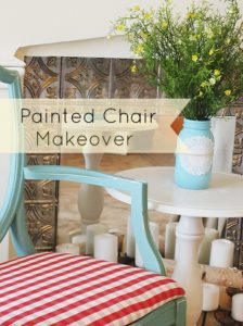 A Little Painted Chair Makeover - A Cultivated Nest