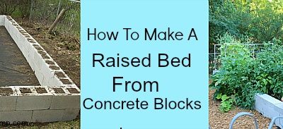 how to make raised beds from concrete blocks