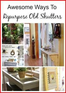 15 Awesome Ways To Repurpose Old Shutters- A Cultivated Nest