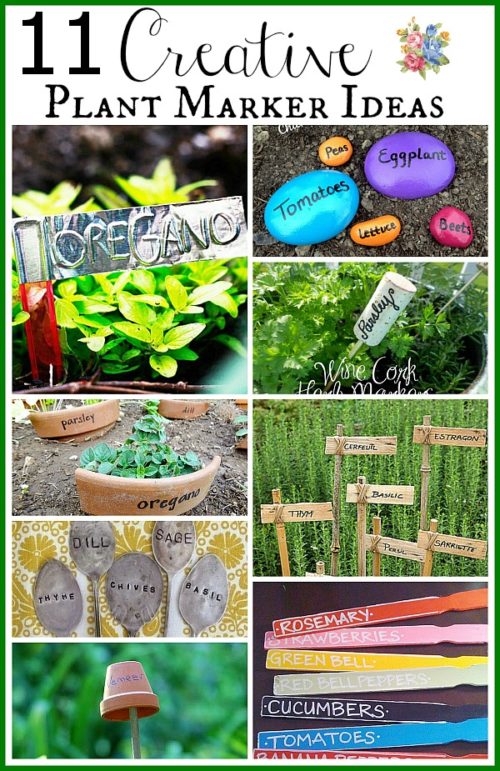 DIY Hand Painted Rock Garden Markers- Easy Garden Craft