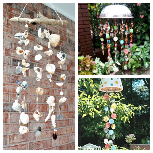 12 Great DIY Wind Chime Ideas- Make your yard sound beautiful with these pretty DIY wind chime designs! From repurposed materials to nature-inspired creations, discover a symphony of tinkling sounds that elevate your outdoor ambiance! | #DIYWindChimes #CreativeCrafts #OutdoorDecor #DIY #ACultivatedNest