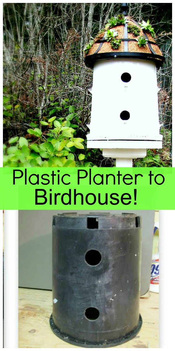 Birdhouse Garden Decor Idea on a Budget