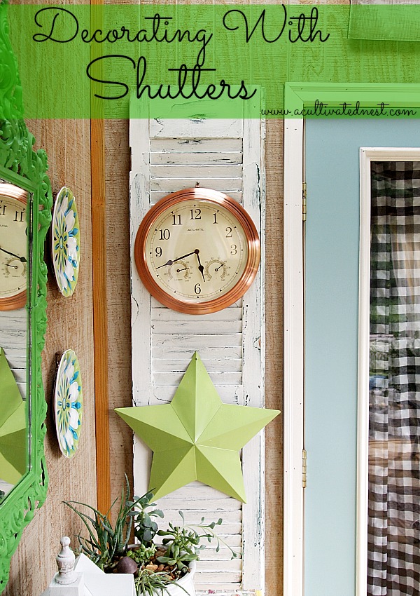 Decorating With Old Shutters