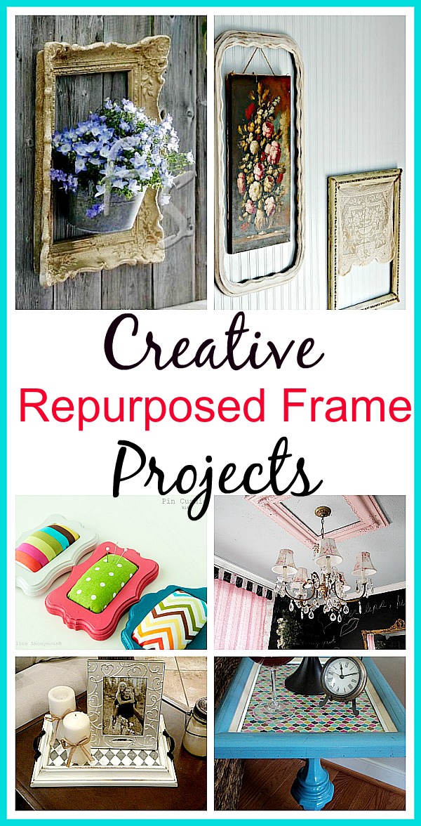 10 Creative Repurposed Picture Frame Projects