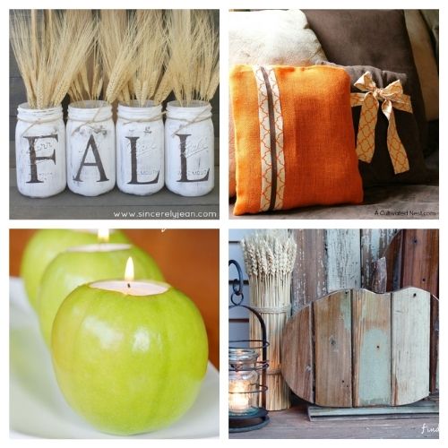 12 Frugal DIY Fall Decor Projects- Here are some easy to do, budget friendly, DIY fall decorating ideas that will hopefully give you some inspiration for your fall decor! | #fall #fallDecorating #diyProjects #fallCrafts #ACultivatedNest