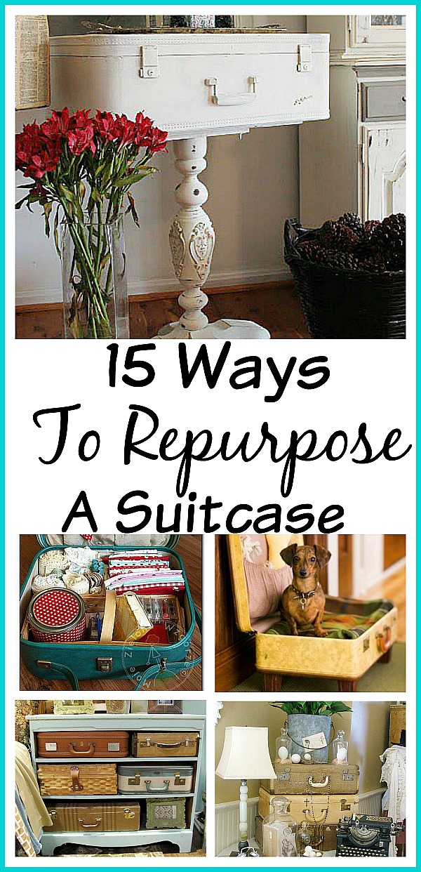 15 ways to repurpose a suitcase