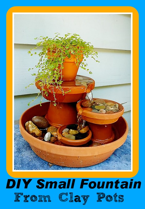 Miniature fountain sale diy