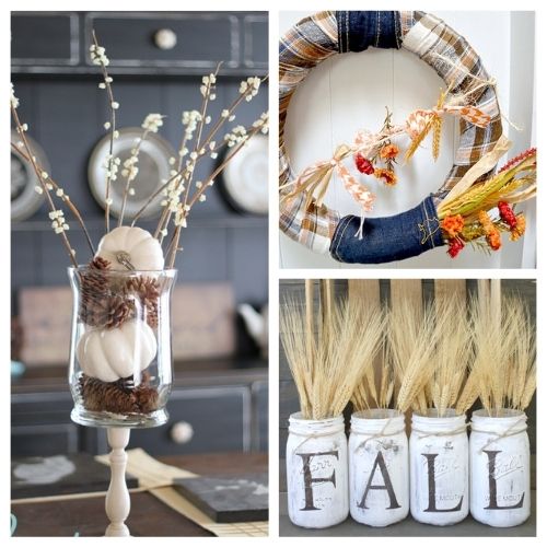 12 Simple Budget Friendly Fall Decorating Ideas- Here are some easy to do, budget friendly, DIY fall decorating ideas that will hopefully give you some inspiration for your fall decor! | #fall #fallDecorating #diyProjects #fallCrafts #ACultivatedNest