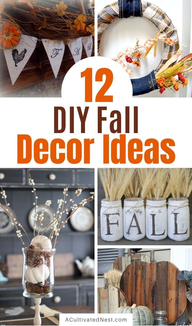 20 Clever Fall Cricut Crafts- Cutting Machine DIYs- A Cultivated Nest