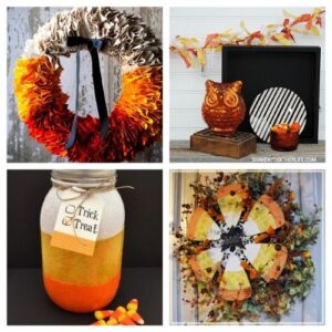16 Candy Corn Inspired Fall Decorating Projects- A Cultivated Nest