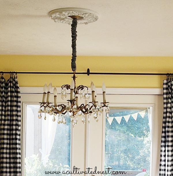 how to install gold ceiling medallions