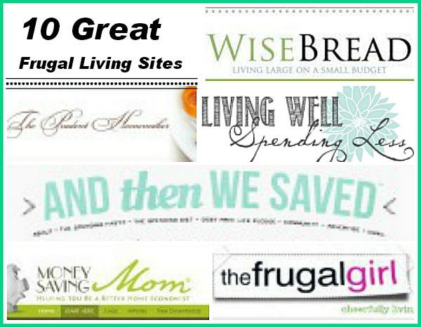 Top 10 Frugal Living Websites