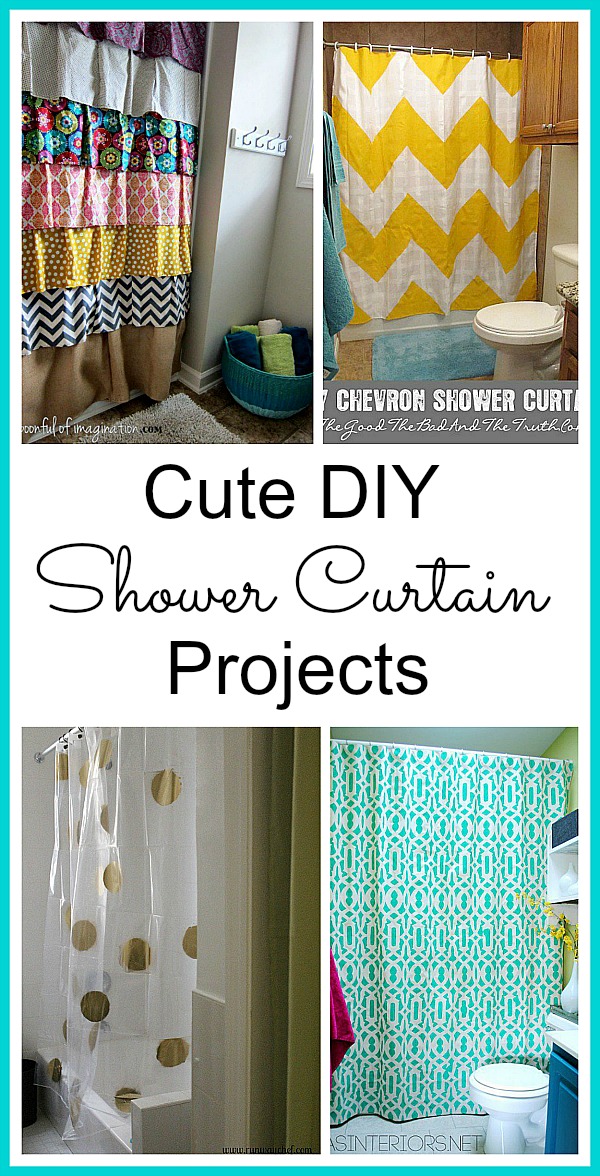 Diy on sale shower curtain