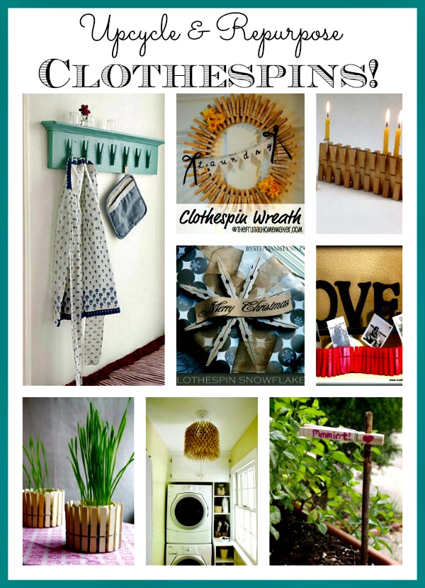 Ideas to Upcycle and Repurpose Clothespins