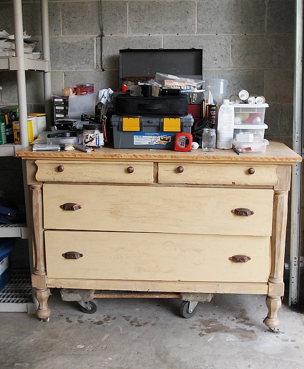 Vintage Dresser- If you have an old dresser, it could be turned into something new, useful, and beautiful! For inspiration, check out these 12 clever ways to repurpose an old dresser! | DIY furniture makeover, upcycle a dresser, #repurpose #upcycle #furniture #DIYProject #ACultivatedNest