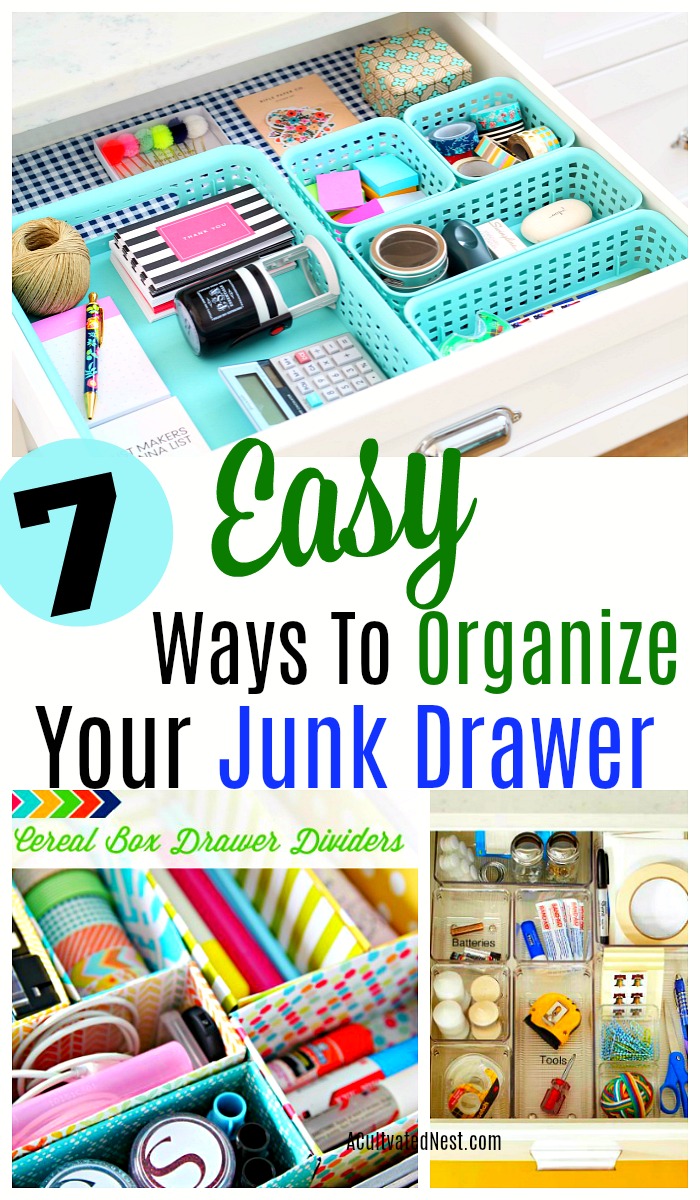 Easy Junk Drawer Organization Ideas