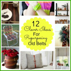12 clever ideas for repurposing those old belts you don't wear anymore