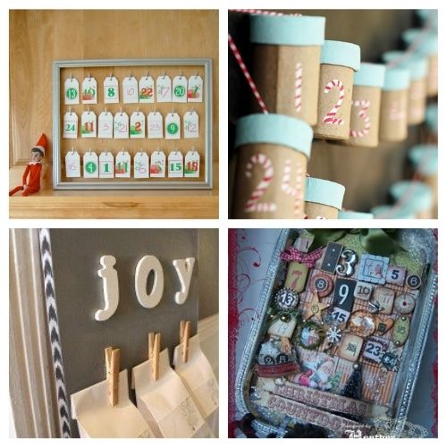 20 Fantastic Advent Calendar Crafts- Here are 20 handmade ways to count down to Christmas! Use these easy DIY advent calendars to celebrate the holiday season in style! | Christmas DIY projects, homemade Christmas crafts, #adventCalendars #Christmas #ChristmasCrafts #ChristmasDIYs #ACultivatedNest