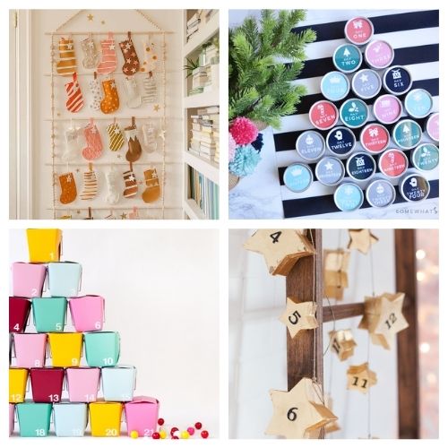 20 Fantastic Advent Calendars You Can Make Yourself- Here are 20 handmade ways to count down to Christmas! Use these easy DIY advent calendars to celebrate the holiday season in style! | Christmas DIY projects, homemade Christmas crafts, #adventCalendars #Christmas #ChristmasCrafts #ChristmasDIYs #ACultivatedNest