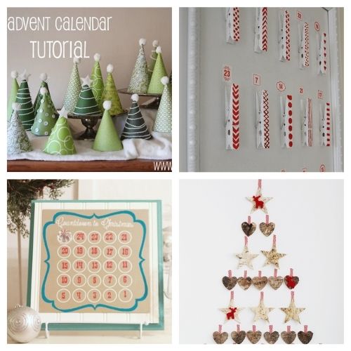 20 Fantastic Handmade Advent Calendars- Here are 20 handmade ways to count down to Christmas! Use these easy DIY advent calendars to celebrate the holiday season in style! | Christmas DIY projects, homemade Christmas crafts, #adventCalendars #Christmas #ChristmasCrafts #ChristmasDIYs #ACultivatedNest