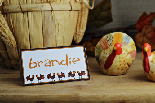 10 Homemade Thanksgiving Place Card DIY Ideas- Make your Thanksgiving dinner table look gorgeous with these DIY Thanksgiving place card ideas! | #placeCards #ThanksgivingCrafts #crafts #Thanksgiving #ACultivatedNest