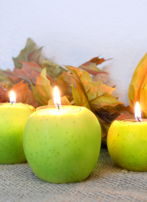 DIY Thanksgiving Candle Holder Crafts- Make your Thanksgiving table or buffet more festive on a budget with these 15 gorgeous DIY Thanksgiving candle display ideas! | #Thanksgiving #diyCandles #DIY #ThanksgivingCrafts #ACultivatedNest
