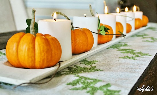 DIY Thanksgiving Candle Ideas- Make your Thanksgiving table or buffet more festive on a budget with these 15 gorgeous DIY Thanksgiving candle display ideas! | #Thanksgiving #diyCandles #DIY #ThanksgivingCrafts #ACultivatedNest