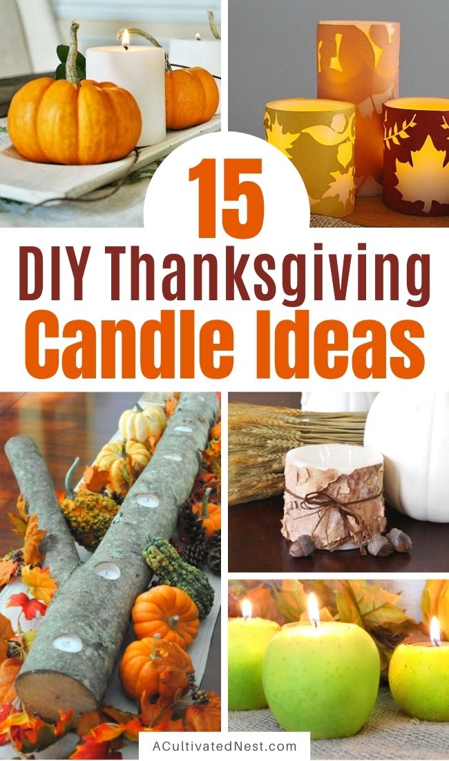 Simple & Pretty Thanksgiving Candle Ideas