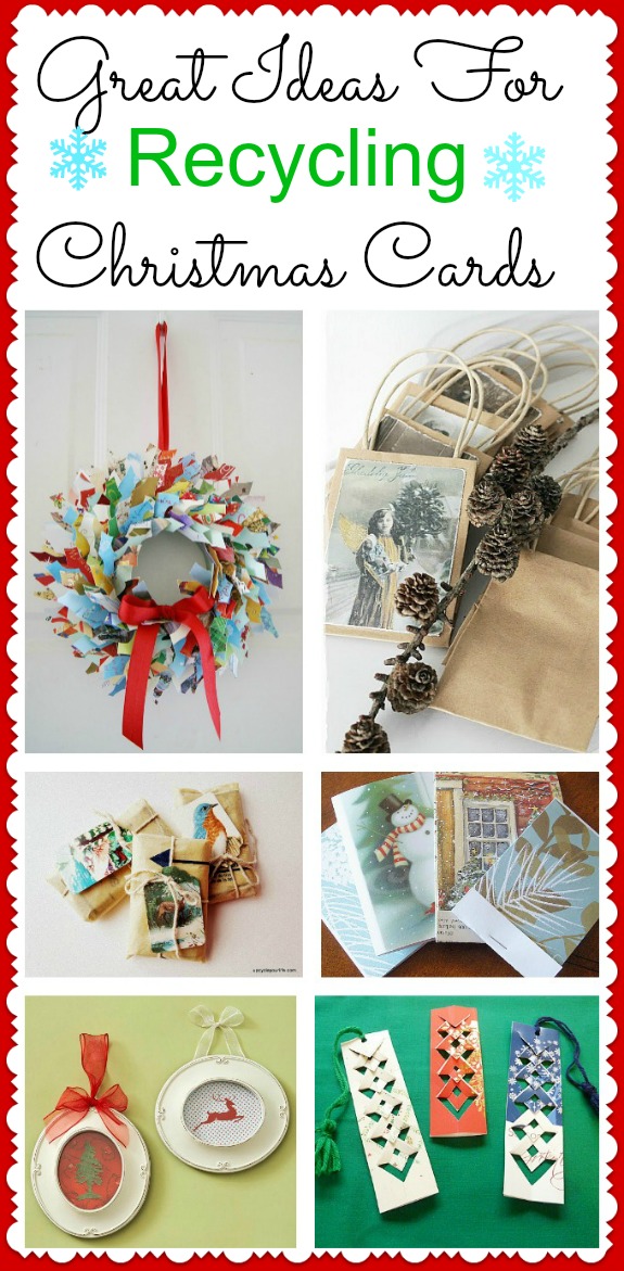 Recycle Christmas Cards Ideas