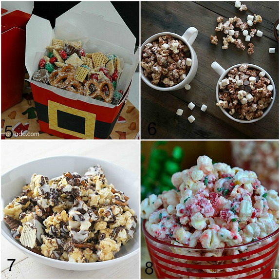 Homemade Popcorn Christmas Food Gifts- Homemade gifts don't just have to be DIY crafts! This year, give the gift of a delicious treat with these homemade edible Christmas gifts! | diy gift, handmade gift, homemade gift ideas, desserts, recipes, #Christmas #foodGift #ACultivatedNest