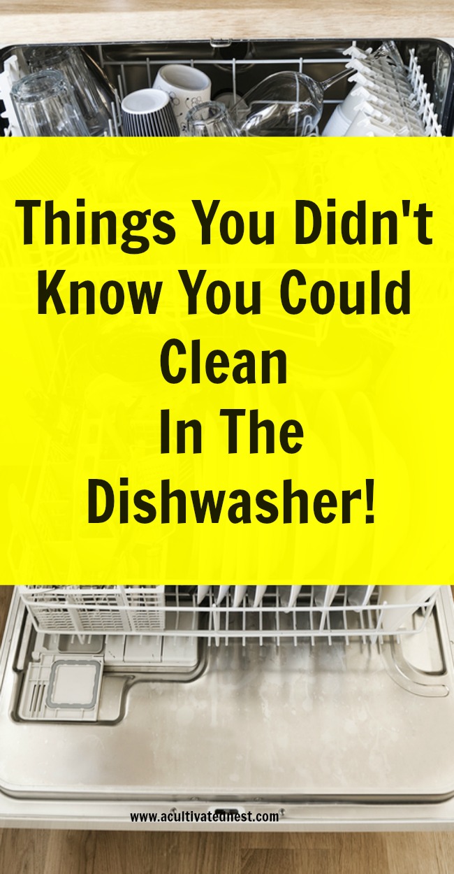 Did you know that you can use your dishwasher for so much more than just cleaning your dishes? Check out this list of things you can clean in the dishwasher plus how to deep clean your dishwasher! cleaning hacks, homemaking tips, life hacks, cleaning tips #cleaninghacks #lifehacks #homemaking #cleaning #dishwasher