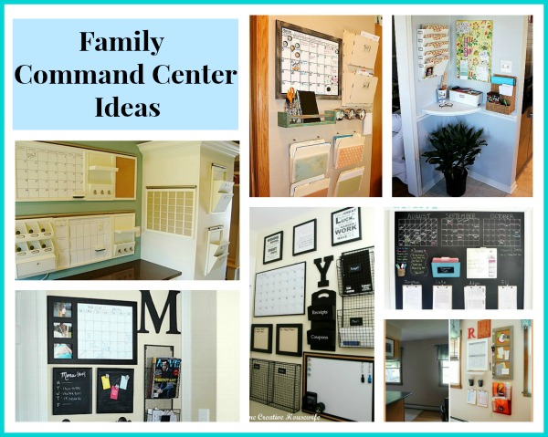 Awesome Ideas for DIY Family Command Centers- It's easy to keep your family organized if you have one of these DIY family command centers! There are ideas for spaces that are big and small! | #organizingTips #homeOrganization #organize #organization #ACultivatedNest