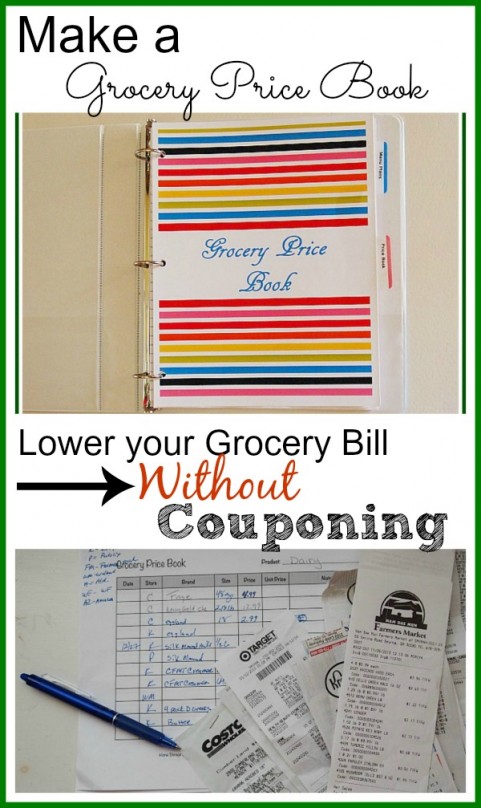 How to make a grocery store price book