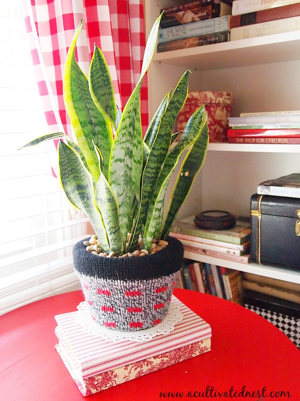 DIY planter pot cover, Tutorial