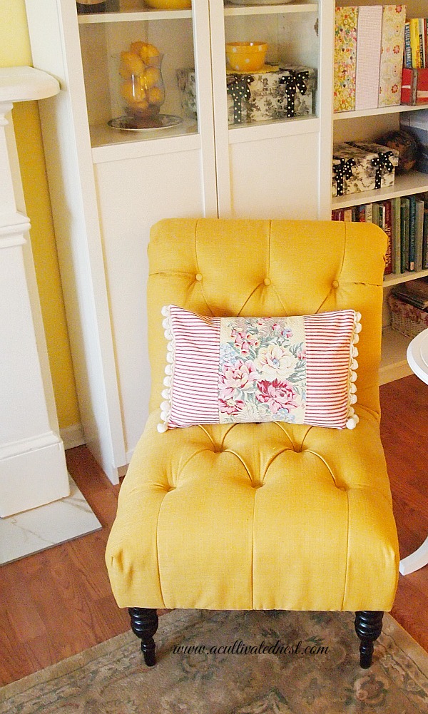 Yellow accent chair discount target