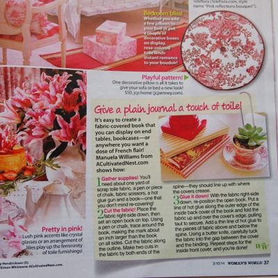 A Cultivated Nest tutorial in Woman's Day Magazine