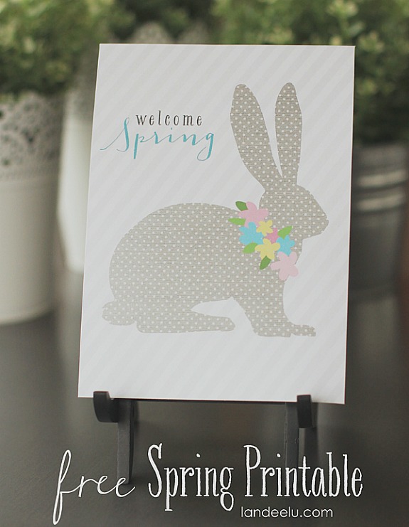 15 Cute Free Printables for Spring- These spring wall art prints are an easy (and inexpensive) way to get your home ready for spring! | spring decor, spring art prints, Easter decor, Easter art prints, #freePrintables #wallArt #spring #decor #ACultivatedNest