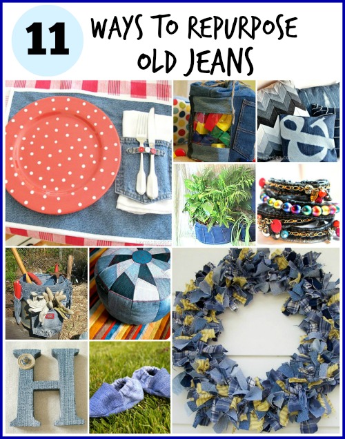 11 Ways to Repurpose Old Jeans