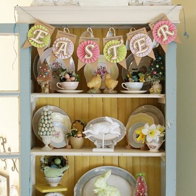 Easter China Cabinet | A Cultivated Nest
