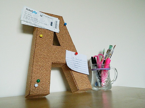 DIY Decorating Paper Mache Letters 