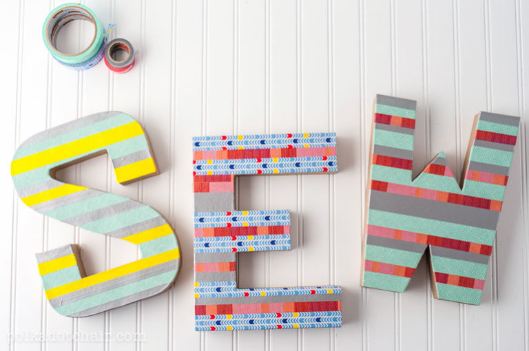 16 Fun DIY Craft Letter Decoration Ideas - A Cultivated Nest