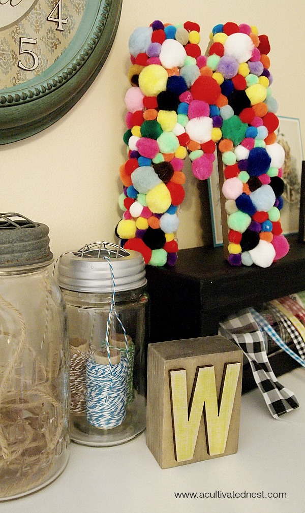 16 Fun DIY Craft Letter Decoration Ideas - A Cultivated Nest