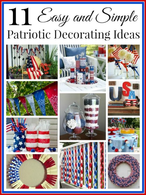 16 Cute DIY Patriotic Decorating Ideas