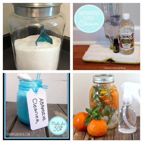 Great DIY Money Saving Household Cleaners - All of these Great DIY Money Saving Household Cleaners will make your home sparkle! Plus, you'll save money and they smell great too. | #ACultivatedNest