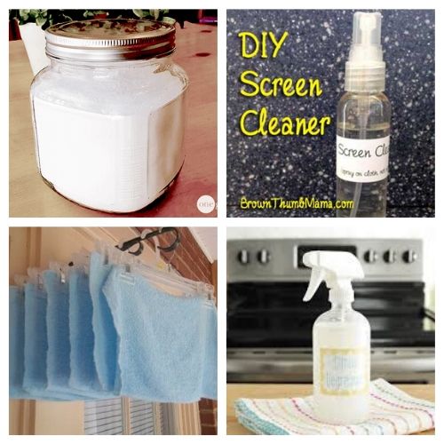 Great DIY Money Saving Household Cleaners - All of these Great DIY Money Saving Household Cleaners will make your home sparkle! Plus, you'll save money and they smell great too. | #ACultivatedNest