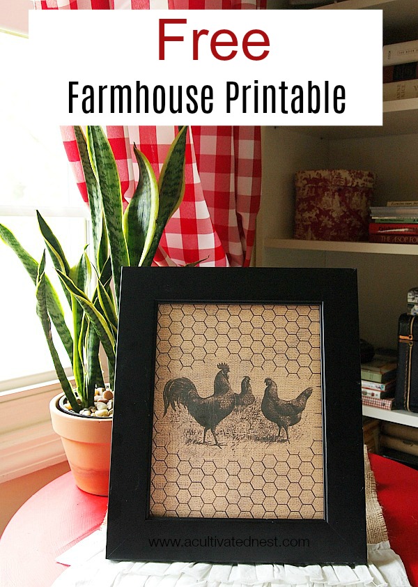 free farmhouse decor printable