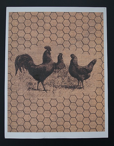 Free Home Decor Printable - Chickens, Burlap & Chicken ...