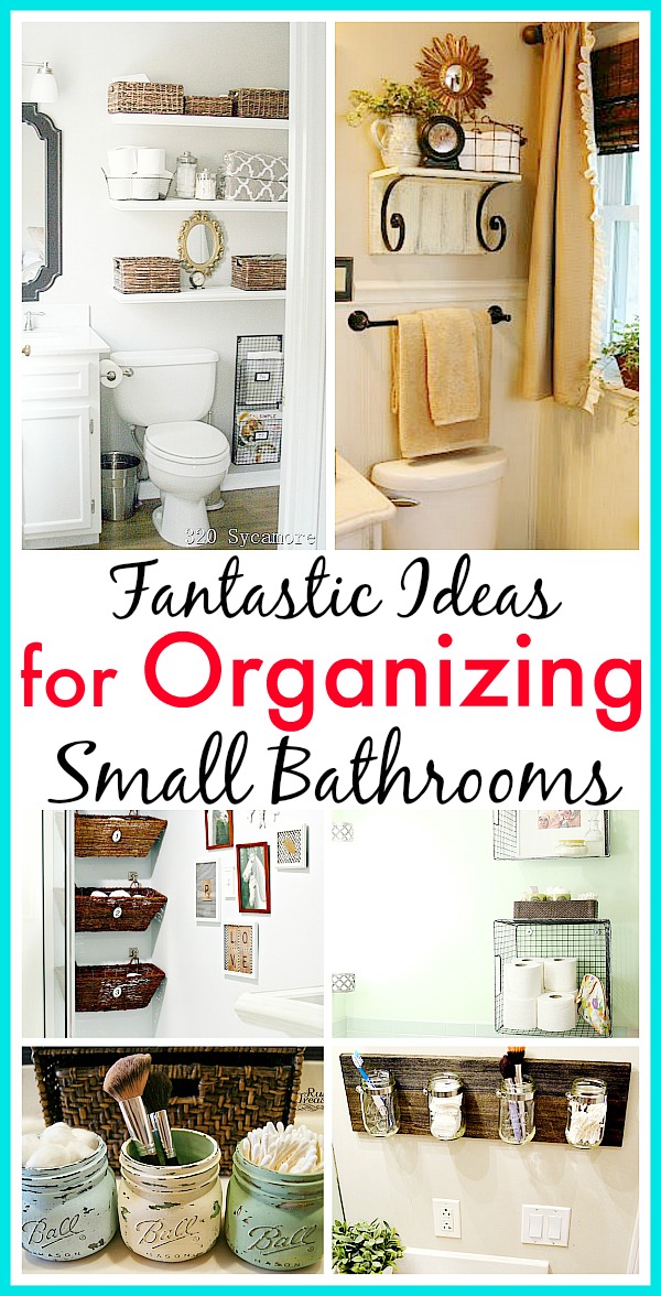 20 Brilliant Small Bathroom Storage Ideas